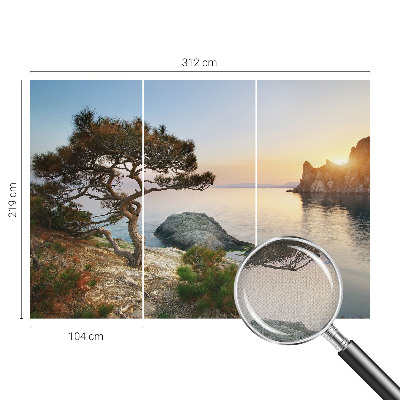 Peel and stick fototapet med motiv av en fridfull natur
