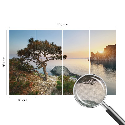 Peel and stick fototapet med motiv av en fridfull natur
