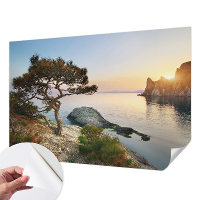 Peel and stick fototapet med motiv av en fridfull natur