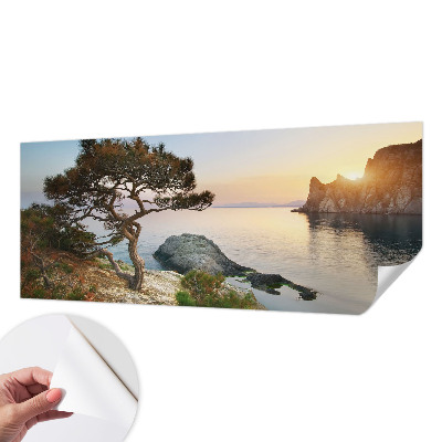 Peel and stick fototapet med motiv av en fridfull natur