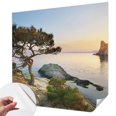 Peel and stick fototapet med motiv av en fridfull natur