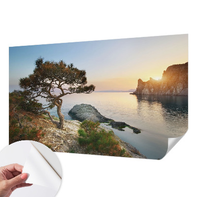 Peel and stick fototapet med motiv av en fridfull natur