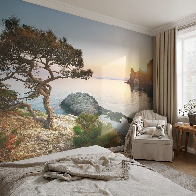 Peel and stick fototapet med motiv av en fridfull natur
