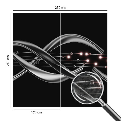 Självhäftande fototapet Flätat mönster