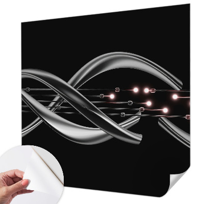 Självhäftande fototapet Flätat mönster