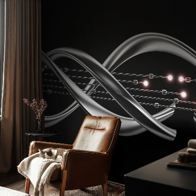 Självhäftande fototapet Flätat mönster