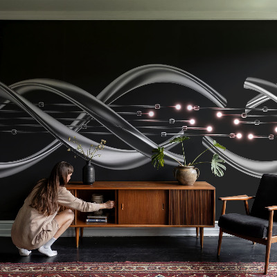 Självhäftande fototapet Flätat mönster