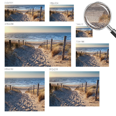 Självhäftande fotovägg Strandstig