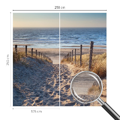 Självhäftande fotovägg Strandstig