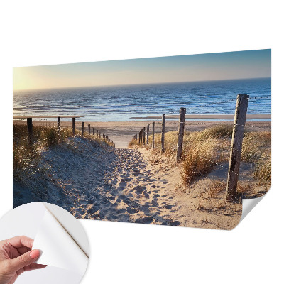 Självhäftande fotovägg Strandstig