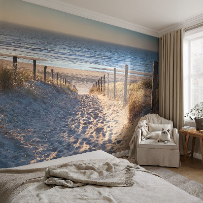 Självhäftande fotovägg Strandstig