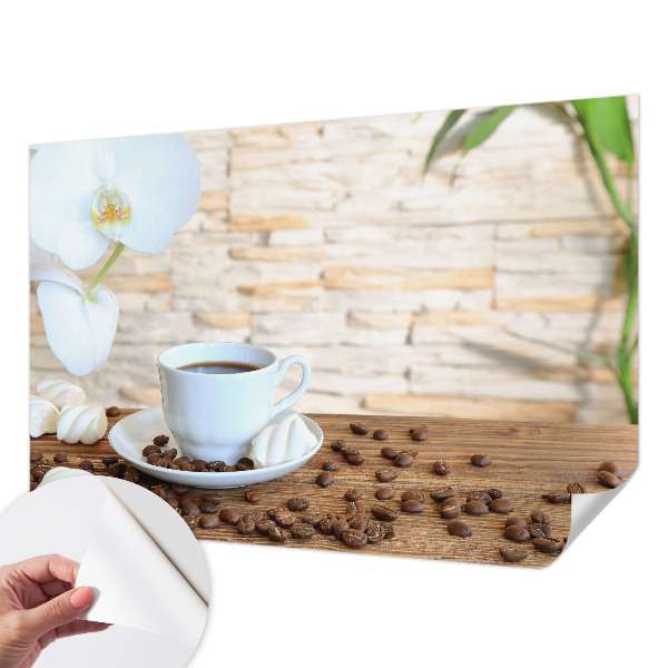 Peel and stick fototapet med blommigt motiv för en avslappnad atmosfär