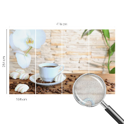 Peel and stick fototapet med blommigt motiv för en avslappnad atmosfär