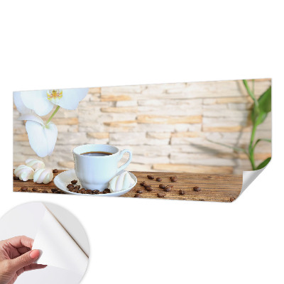 Peel and stick fototapet med blommigt motiv för en avslappnad atmosfär