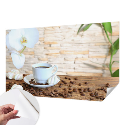 Peel and stick fototapet med blommigt motiv för en avslappnad atmosfär