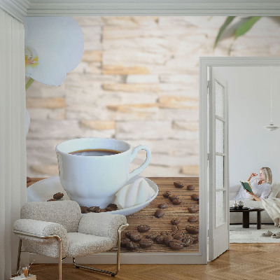 Peel and stick fototapet med blommigt motiv för en avslappnad atmosfär