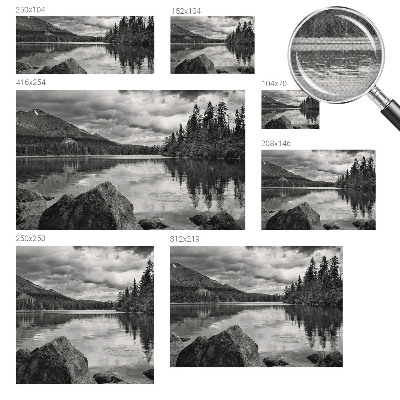 Fototapet barn Bergspanorama