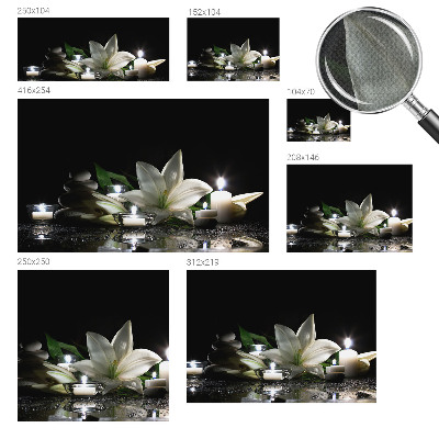 Självhäftande fotovägg Avkopplande scen