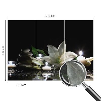 Självhäftande fotovägg Avkopplande scen