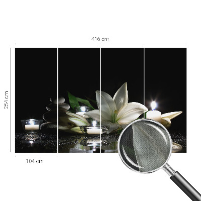 Självhäftande fotovägg Avkopplande scen