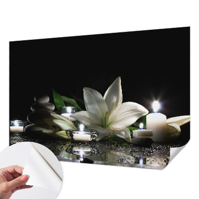 Självhäftande fotovägg Avkopplande scen