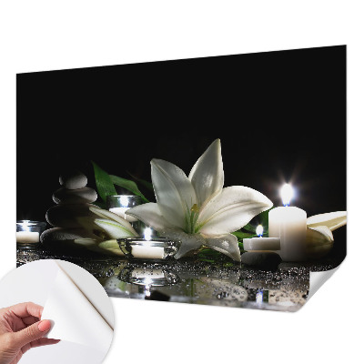 Självhäftande fotovägg Avkopplande scen