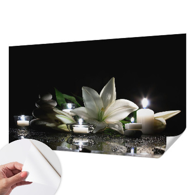 Självhäftande fotovägg Avkopplande scen