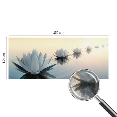 3D fototapet med motiv av en fridfull utsikt
