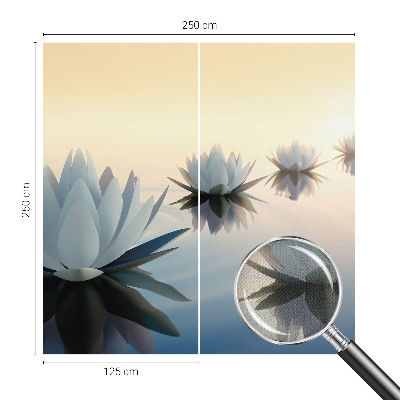3D fototapet med motiv av en fridfull utsikt