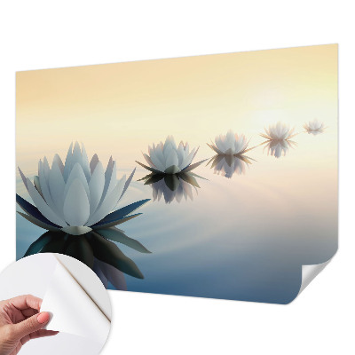3D fototapet med motiv av en fridfull utsikt
