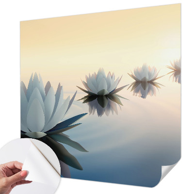 3D fototapet med motiv av en fridfull utsikt