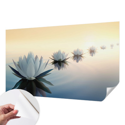 3D fototapet med motiv av en fridfull utsikt