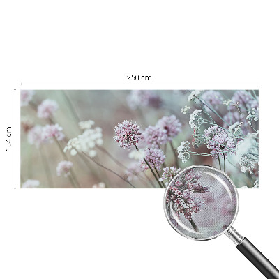 Fototapet barnrum med motiv av vildblommor