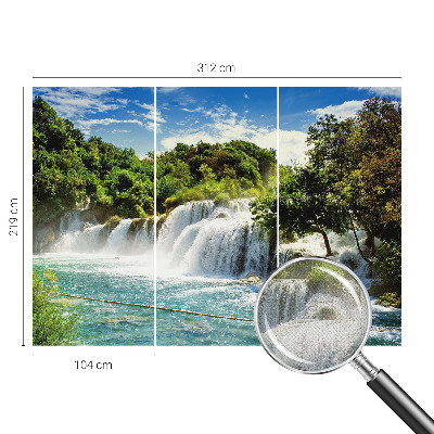 Fototapet för barn Ett fantastiskt vattenfall