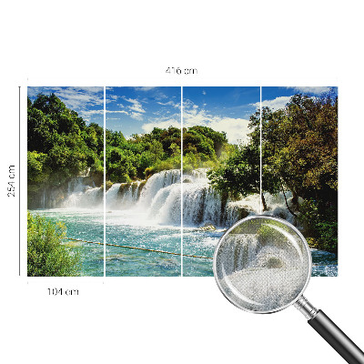 Fototapet för barn Ett fantastiskt vattenfall