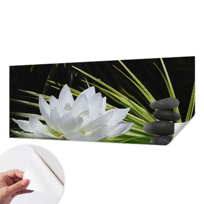 Självhäftande fotovägg med motiv av liljemeditation