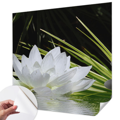 Självhäftande fotovägg Liljameditation