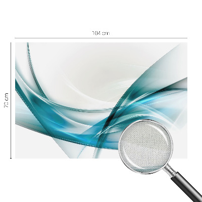 Fototapet barnrum Blå vågor