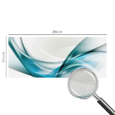 Fototapet barnrum Blå vågor