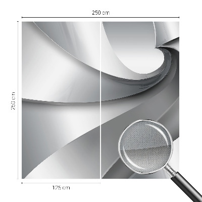 Självhäftande fototapet med ett mönster av geometriska spiraler