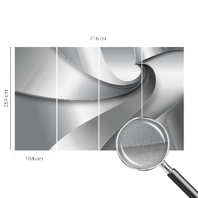 Självhäftande fototapet med ett mönster av geometriska spiraler