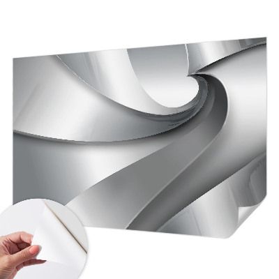 Självhäftande fototapet med ett mönster av geometriska spiraler