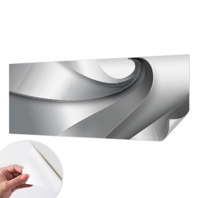 Självhäftande fototapet med ett mönster av geometriska spiraler