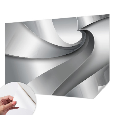 Självhäftande fototapet med ett mönster av geometriska spiraler