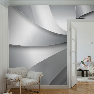 Självhäftande fototapet med ett mönster av geometriska spiraler