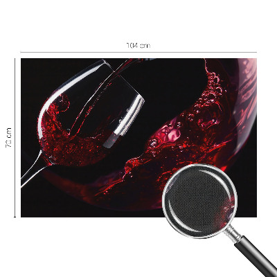 Självhäftande fototapet Rött vin