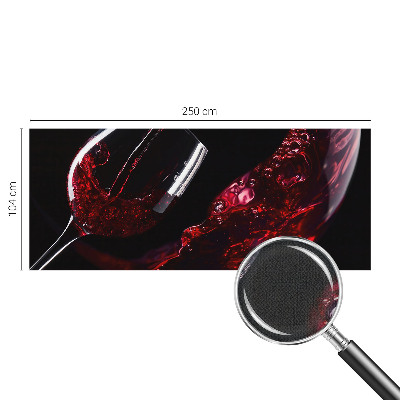 Självhäftande fototapet Rött vin