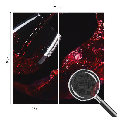 Självhäftande fototapet Rött vin