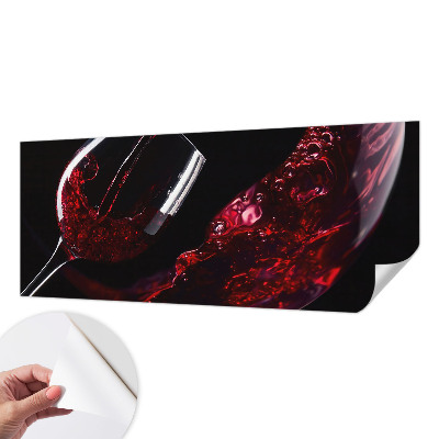 Självhäftande fototapet Rött vin