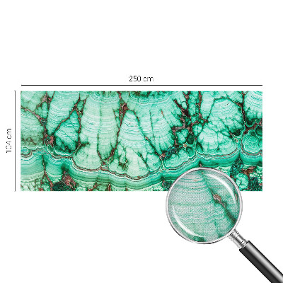 3D fototapet med grönt mönster